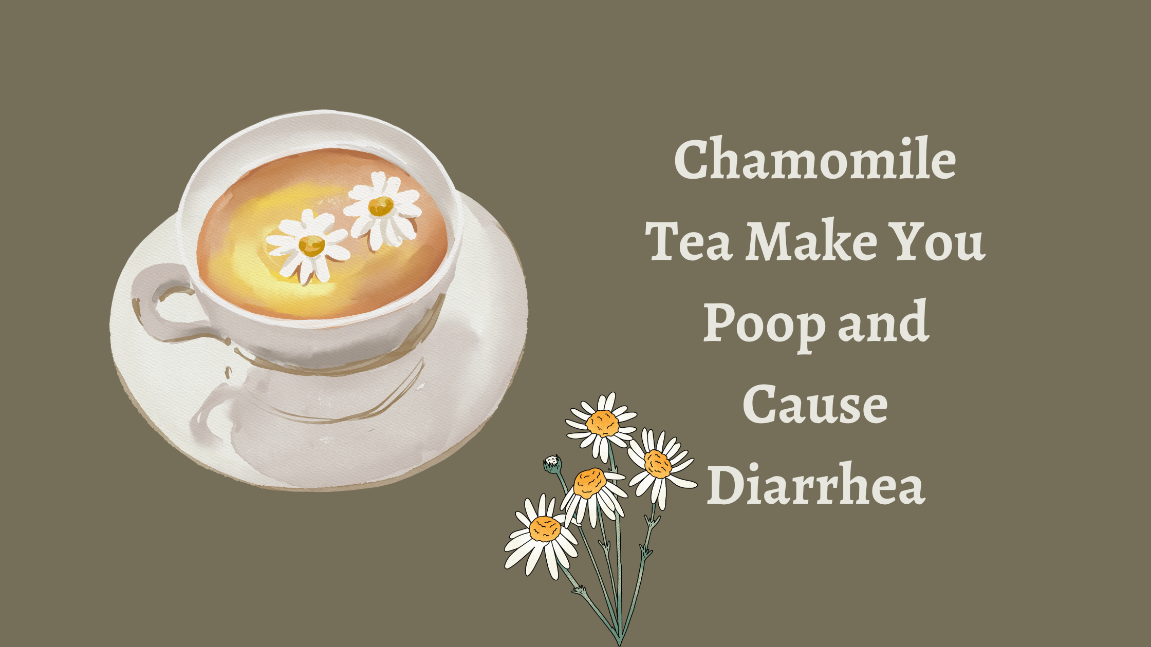 can chamomile tea cause diarrhea