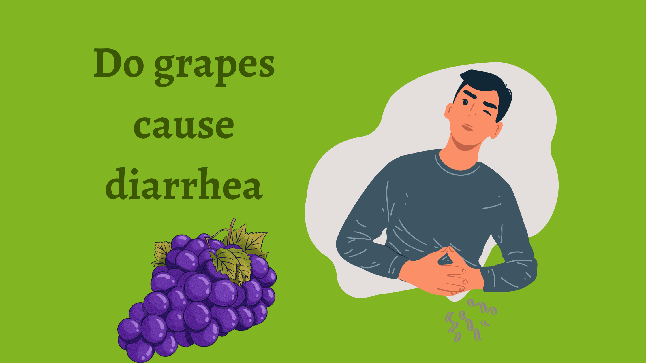 do grapes cause diarrhea